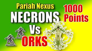 10th Edition 40k Battle Report Necrons Vs Orks [upl. by Lanae]