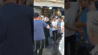 Rallying the Troops at Machane Yehuda in Jerusalem [upl. by Japha961]