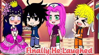 He finally laughed  Naruto emotionless  Gacha club trend meme  Naruto  Naruhina  Sasusaku  SR [upl. by Medardas394]