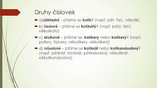 Číslovky [upl. by Othello]