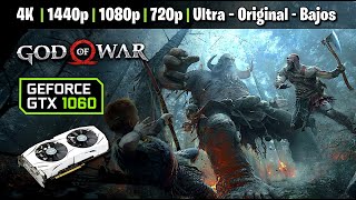 ✅ GOD OF WAR en PC ✅ GTX 1060 ✅ 4K  1440p  1080p  900p  720p ✅ FidelityFX  FSR [upl. by Eitnom832]