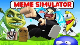 MEME Simulator in Roblox [upl. by Oicnoel]