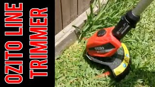 18V Ozito Line Trimmer for 79 bargain [upl. by Yrogreg]