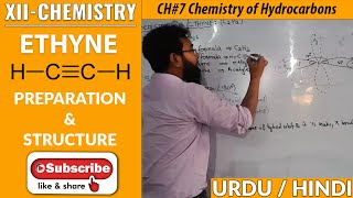 Preparation of Ethyne  Structure of Ethyne XII  Chemistry Ch7 Chemistry of Hydrocarbons [upl. by Netnerb859]