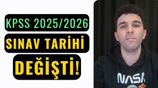 KPSS 20252026 SINAV TARİHLERİ DEĞİŞTİ [upl. by Illil]