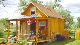 How to build a 14x14 solar cabin [upl. by Anirav]