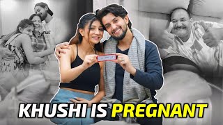 KHUSHI IS PREGNANT 🤰  FAMILY REACTION [upl. by Ekle485]