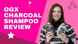 OGX Charcoal Shampoo Review [upl. by Adnawed]