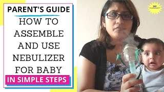 How to use nebulizer for baby suffering from cough and cold [upl. by Zandt]