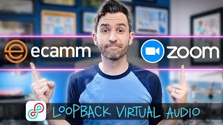 Use Loopback for Ecamm Audio with Zoom [upl. by Teirrah563]