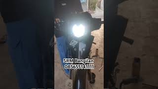 Modifikasi Supra 125 Pake Lampu Biled [upl. by Abil]