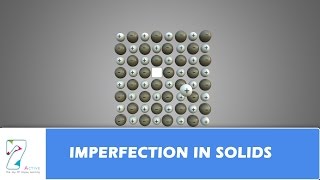 IMPERFECTION IN SOLIDS [upl. by Esila382]