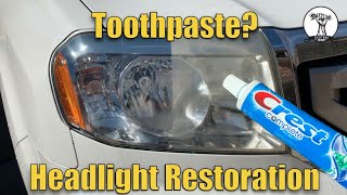 EASY and FREE Way to Clean and Restore Your Headlights [upl. by Moretta484]