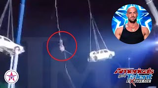 AGT Extreme Accident Leads to Near DEATH of Daredevil Jonathan Goodwin All the Details [upl. by Roshelle]