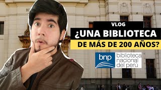 VLOG  Conocí una biblioteca DE MÁS DE 200 AÑOS  Ft BibliotecaNacionaldelPeru [upl. by Bremer]