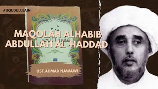 uqudulujain ‼️ MAQOLAH ALHABIB ABDULLAH ALHADAD alqurankarim436 [upl. by Oecam]