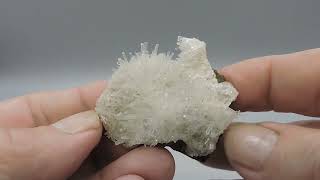 Natrolite on matrix from Cape Grim Australia – miniature [upl. by Uda74]