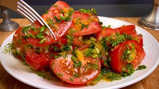 Die leckerste TomatenVorspeise aller Zeiten 🍅 Zaubersalat – einfach und schnell [upl. by Heddie528]