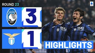 ATALANTALAZIO 31  HIGHLIGHTS  Incredible win for La Dea  Serie A 202324 [upl. by Sussi207]