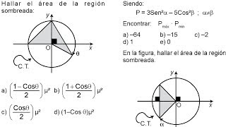 Círculo Trigonométrico Ejercicios Resueltos de Nivel 1 Línea Seno Coseno Tangente Cotangente [upl. by Yrffej]