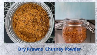 Dry Prawns Chutney Powderഉണക്ക ചെമ്മീൻ ചമ്മന്തി പൊടിKerala Style Unakka Chemmeen Chamanthi Podi [upl. by Anauqat]