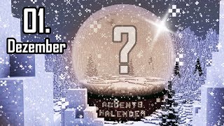 1 Türchen  Minecraft Adventskalender  Tannenbaum bauen Minecraft deutsch [upl. by Esilahc]