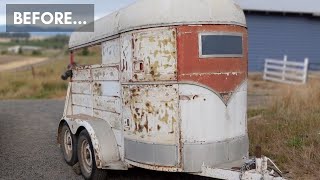 Restoring a 1971 horse trailer  Part 1 [upl. by Gasser]