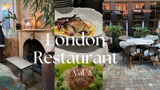 Where are the trendy places to eat now in London   London Dining Guide Best Restaurants  Vlog [upl. by Nirrol]