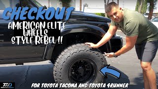 TOYOTA TACOMA AND TOYOTA 4RUNNER on American Elite Wheels Rebel [upl. by Armin]