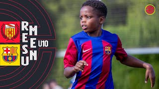 RESUMEN CE LHospitalet vs FC Barcelona Benjamín A U10 2024 [upl. by Enrobso121]