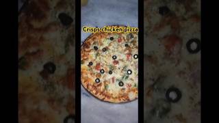 Crispy chicken pizza recipe 😋 [upl. by Fields]