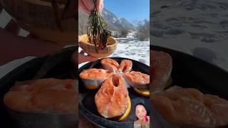 Outdoor cooking grilledfish food shorts shortvideo viralvideo cooking youtubeshorts [upl. by Chara]