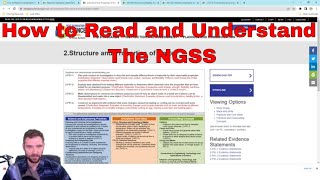 How to Read and Understand The Next Generation Science Standards NGSS 3D SEP CCC  Teacher PD [upl. by Yreved]