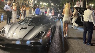 Luxury Lifestyle of Billionaires Monaco  Nightlife Summer 2023  Supercars luxury billionaire [upl. by Eiramnwad]