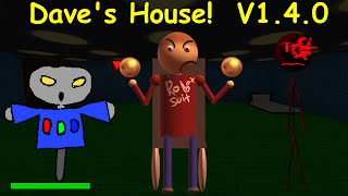 Daves House Update V140 Secret EndingNull Boss FightNew Characters [upl. by Wallford757]