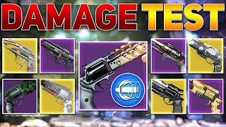 Is Lunas  Magnificent Howl the Best Hand Cannon Now Damage Test  Destiny 2 Into the Light [upl. by Heuser]