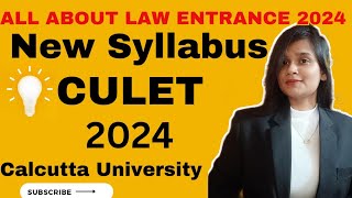 Law Entrance Exam 2024🧑‍🎓 Syllabus Calcutta University Law Admission কীভাবে ভর্তি হবে🤔 [upl. by Irb]