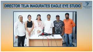 Director Teja Inagurates Eagle Eye Studio International at Srinagar Colony Hyderabad  Hybiz tv [upl. by Otrebireh]