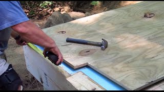 DIY Shed AsktheBuilder Shed Floor Plywood Layout Part 1 [upl. by Jacques]