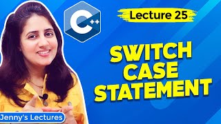 Lec 25 Switch Case statement in C Programming C Tutorials for Beginners [upl. by Aneerol]