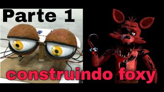 Parte 1 construindo foxy animatronic FNAF [upl. by Otrepur]