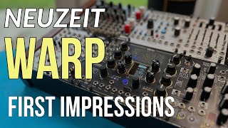 Neuzeit WARP First Impressions of a powerful new oscillator Sound demo included [upl. by Hpeosj583]