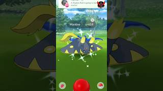 ✨Shiny Mantine in pokemon go pokemon soparstart shiny [upl. by Esmerelda]