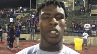 Karr WR Racey McMath talks payback in win over Easton [upl. by Esyned]