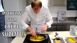 Crêpe Suzette with orange amp Grand Marnier by Thijs Vervloet at 2 star restaurant Colette De Vijvers [upl. by Yelak]