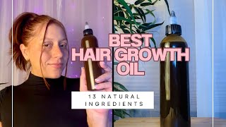 how to make natural amp organic herbal hair growth oil 13 oils amp herbs for the most potent hair oil [upl. by Barnabas755]