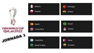 Pronósticos Jornada 1 mundial Qatar 2022 [upl. by Straub]