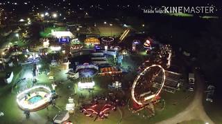 Renfrew County Fair 2017 Drone Footage at Night  DJI Phantom 3 Standard [upl. by Bluma]