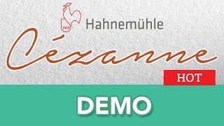 Hahnemuhle Cezanne hot pressed real demo [upl. by Yenruoj]