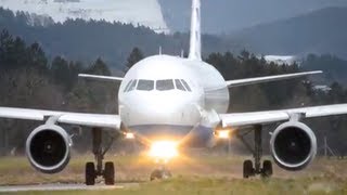 Close takeoff on short runway  Airbus A320 HD [upl. by Seamus]